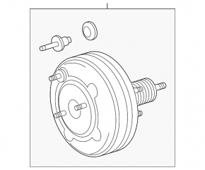 Amplificator de vidare pentru vacuum Lexus ES350 13-18