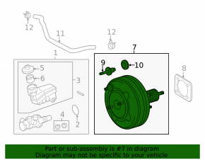 Amplificator de vidare pentru vacuum Lexus ES350 13-18