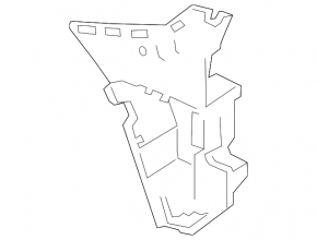 Suport bară spate, exterior dreapta, BMW X2 F39 18-23 2018-23 fără capac și ornament bară M Sport Pack