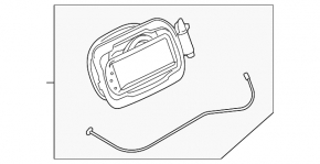Корпус лючка бензобака BMW X6 G06 20-26