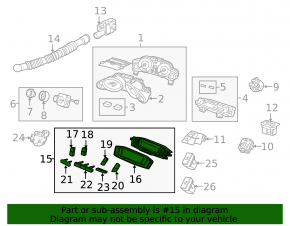 Управление климат-контролем переднее Acura MDX 07-09