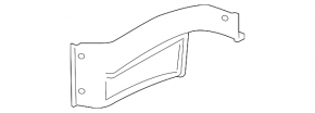 Кронштейн защиты АКБ Ford Mustang mk6 15-23 2.3T