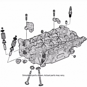 Головка блока цилиндров в сборе Chevrolet Malibu 16-21 1.5T