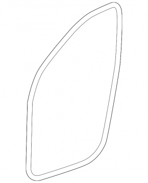 Уплотнитель двери передней левой Mercedes W164 ML