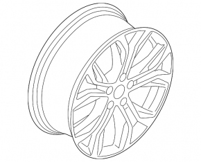 Диск колесный R18 x 7,5J BMW X1 F48 16-20, Style 566, бордюрка