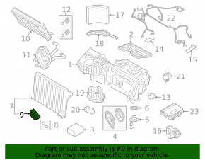 Клапан печки кондиционера BMW 4 F32/33/36 14-20