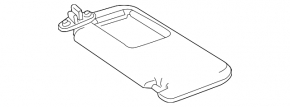Vizier dreapta pentru Lexus ES 22-25, alb