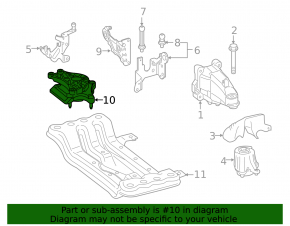 Suport motor dreapta pentru Mercedes Clasa C W205 18-21