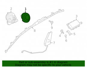 Подушка безопасности airbag в руль водительская Mazda CX-5 13-16