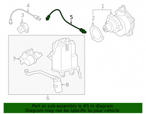 Лямбда-зонд второй BMW X5 F15 14-18 N55