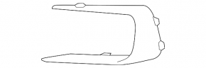 Решетка переднего бампера правая Acura RDX 19-21 with a-spec package