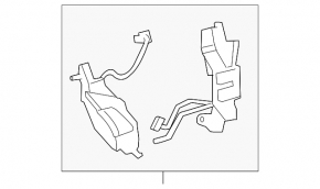 Кнопки управления на руле Lexus LS460 LS600h 07-09