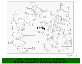 Motor reglaj longitudinal scaun șofer pentru Toyota Camry v40 07-09 cu acționare