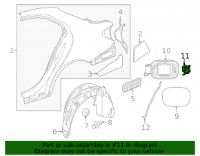 Încuietoare clapetă rezervor combustibil Mercedes Clasa C W205 20-21