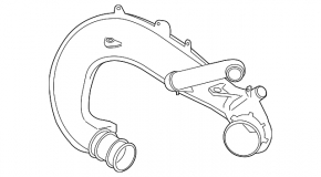 Воздуховод на коллектор Ford Fusion mk5 17-20 1.5Т