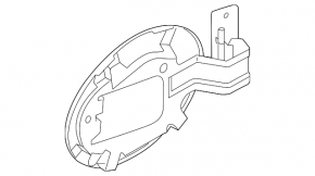 Лючок бензобака Mazda CX-9 16-23