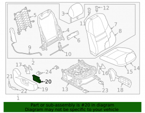 Mazda CX-9 16-17 Grand Touring, control special pentru scaunul pasagerului