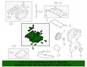 Полуподдон масляный Nissan Altima 19-22 2.5