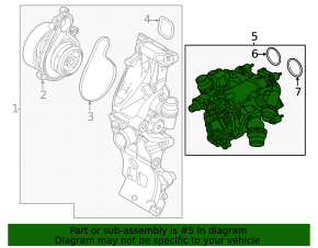 Корпус термостата BMW X1 U11 24-26