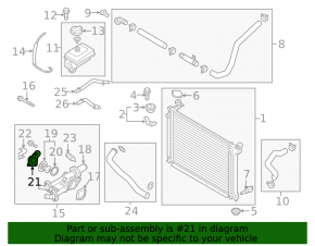 Capac termostat Hyundai Santa FE Sport 17-18 2.0T
