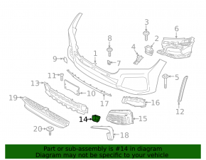 Решетка переднего бампера правая BMW 7 G11 G12 20-22