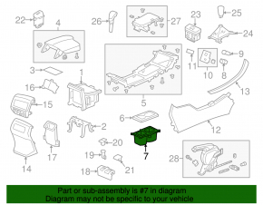 Подстаканники Honda Accord 13-17 с хромом, царапины