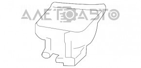 Capacul duzei de spălare a farului drept Mercedes W164 ML