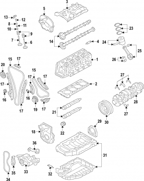 Bara Audi Q5 8R 13-17 2.0T
