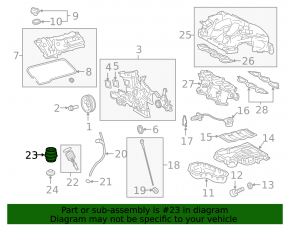 Корпус масляного фильтра Toyota Camry v50 12-14 2.5, hybrid