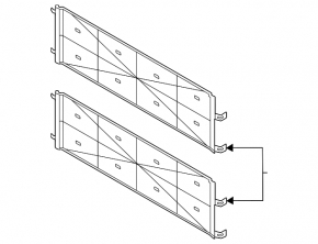Grilă de protecție pentru radiator pentru BMW 5 G60 24-26