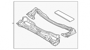 Placa de protecție metalică pentru Subaru Outback 15-19