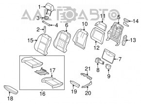 Scaunul șoferului pentru BMW X5 E70 07-13 fără airbag, piele neagră