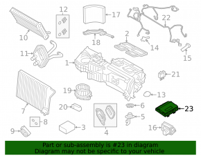 HVAC Control Module BMW X1 F48 16-22