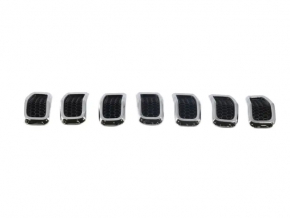 Элемент решетки радиатора grill Jeep Cherokee KL 14-18 дорест хром