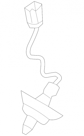 Лямбда-зонд первый Toyota Prius 50 16-22