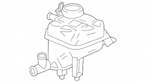 Vas de expansiune răcire Mercedes W166 ML/GLE 12-19