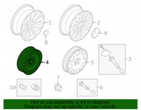 Запасное колесо докатка Ford Explorer 20-25