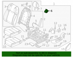 Вентилятор обдува спинки водительского сиденья Mazda CX-50 23-26