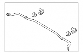 Stabilizator spate Hyundai Sonata 11-12 hibrid nou original