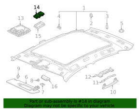 Плафон освещения задний правый Volkswagen ID.4 21-22