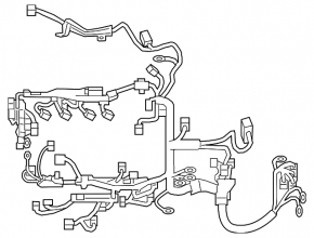Проводка моторная Toyota Camry v70 18-19