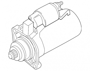 Стартер Audi A3 8V 15-18 1.8T, 2.0T BOSCH без start-stop, 1.1 Kw