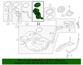 Топливный насос бензонасос Honda Civic XI FE/FL 22-26 1.5T, 2.0