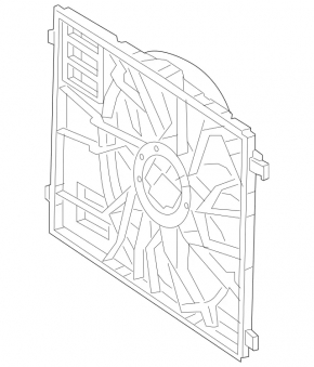 Ansamblu carcasă radiator difuzor pentru Mercedes Clasa A V177 19-22 M260