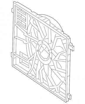 Ansamblu carcasă radiator difuzor pentru Mercedes X247 GLB 20-26 M260