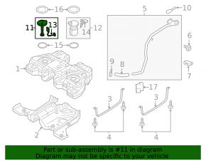 Датчик уровня топлива Ford Edge 15-24