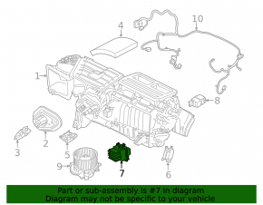 Резистор печки Ford Mustang mk6 15-23