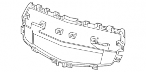 Основание каркас решетки радиатора grill Chevrolet Malibu 13 дорест