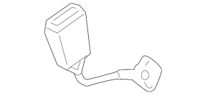 Centură de siguranță spate stânga BMW 5 F10 11-16 Elfenbein Weiss, pentru curățare