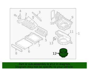 Motor ventilator încălzire Hyundai Santa Fe 24-26